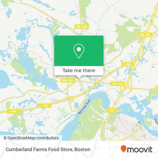 Mapa de Cumberland Farms Food Store