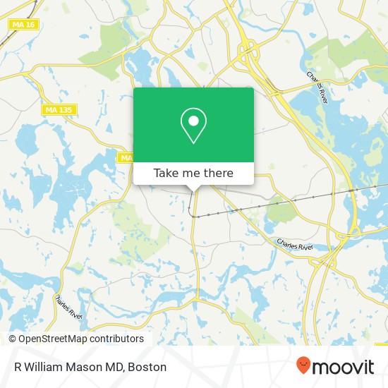 R William Mason MD map