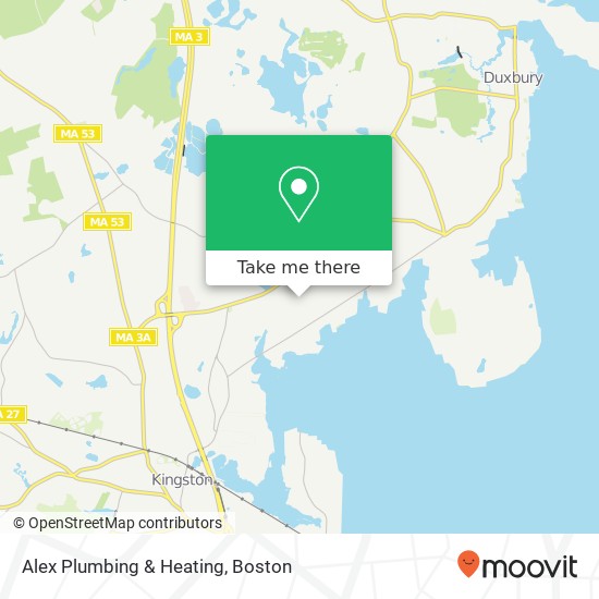 Alex Plumbing & Heating map