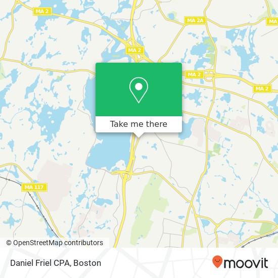 Daniel Friel CPA map