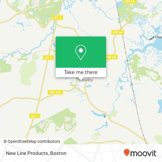New Line Products map