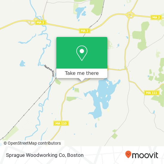 Mapa de Sprague Woodworking Co