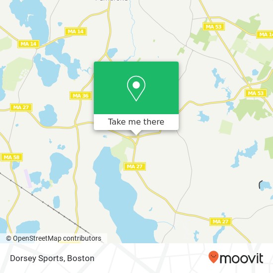 Mapa de Dorsey Sports