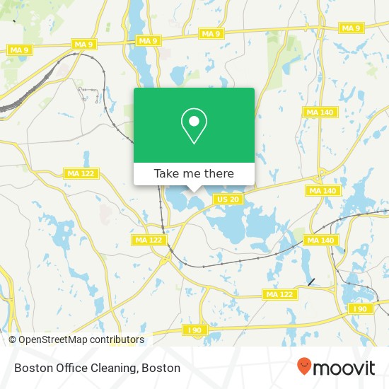 Mapa de Boston Office Cleaning