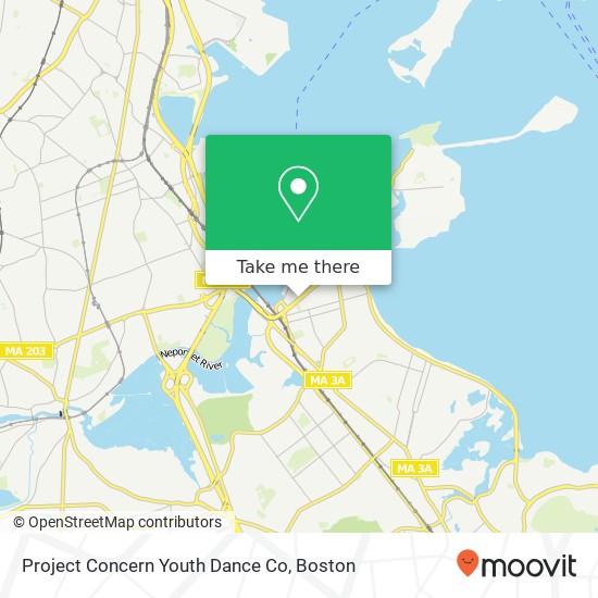 Mapa de Project Concern Youth Dance Co