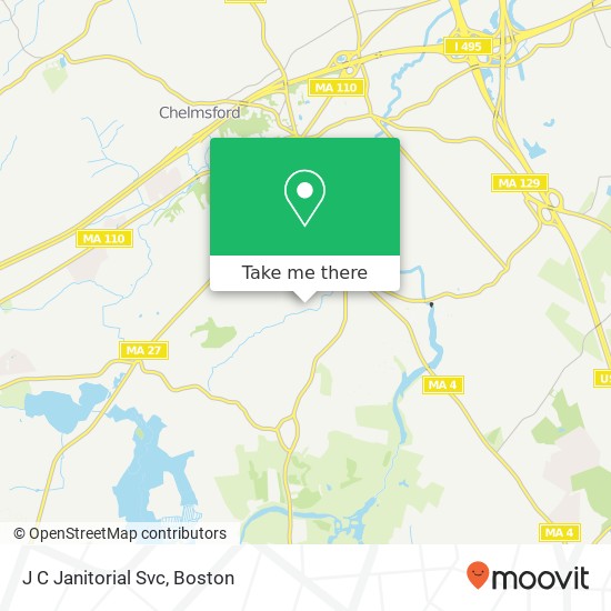 J C Janitorial Svc map