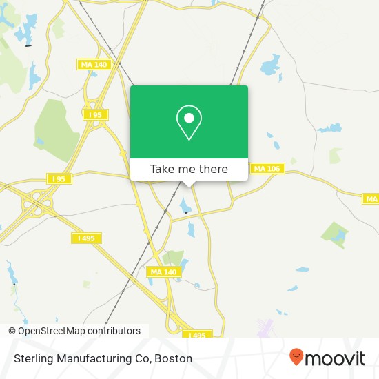 Mapa de Sterling Manufacturing Co