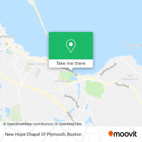 Mapa de New Hope Chapel Of Plymouth