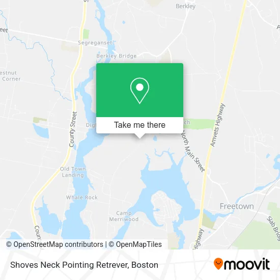 Shoves Neck Pointing Retrever map