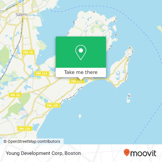 Young Development Corp map