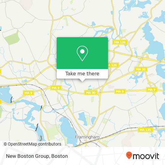Mapa de New Boston Group