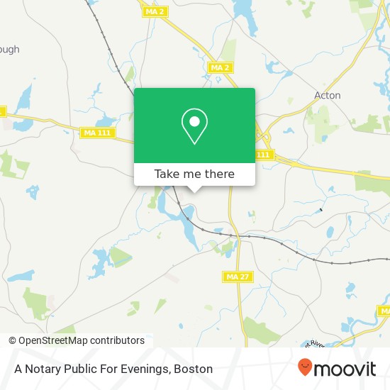 A Notary Public For Evenings map