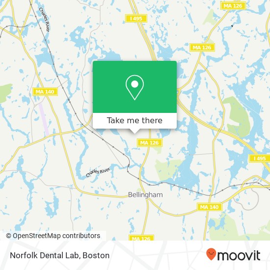 Norfolk Dental Lab map