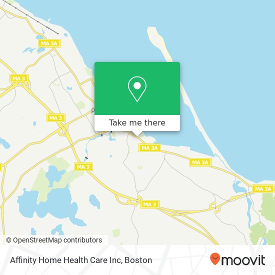 Mapa de Affinity Home Health Care Inc