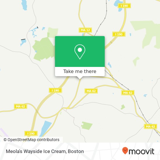Meola's Wayside Ice Cream map