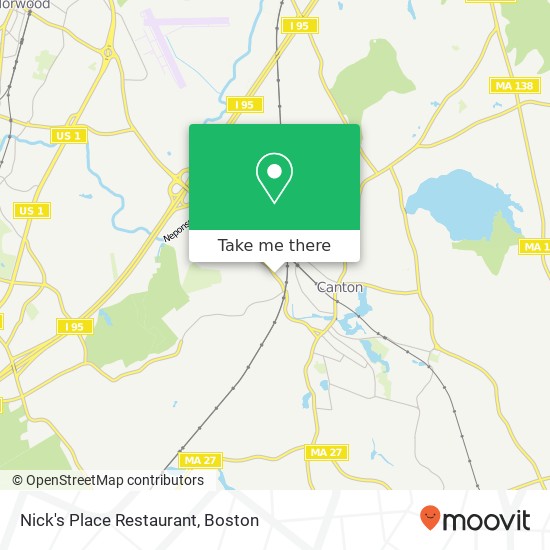 Mapa de Nick's Place Restaurant