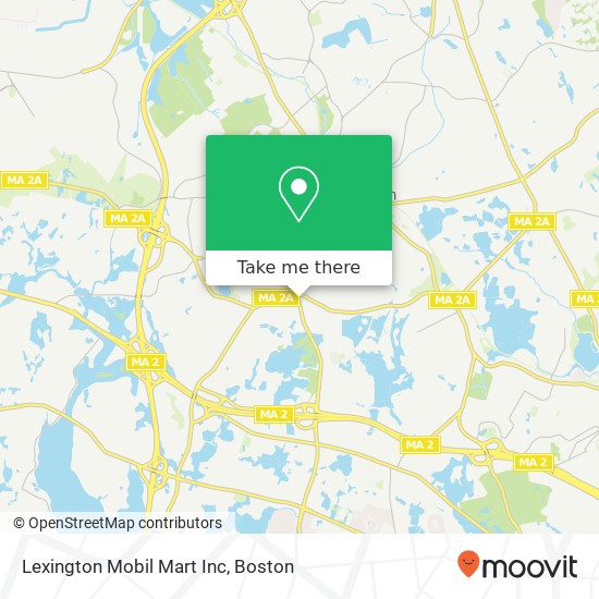 Mapa de Lexington Mobil Mart Inc