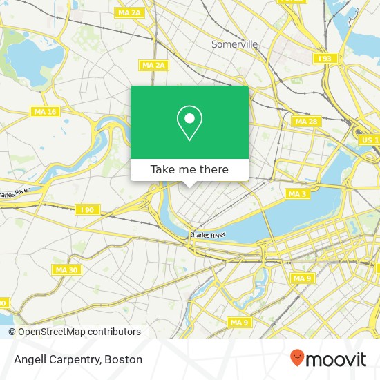 Angell Carpentry map