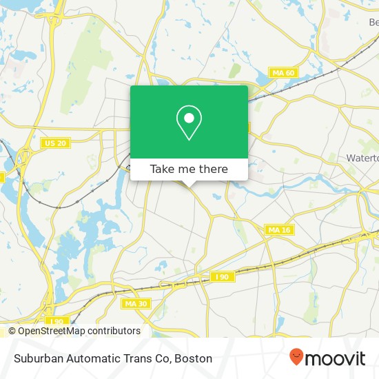 Suburban Automatic Trans Co map