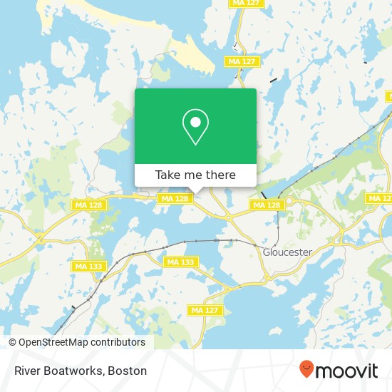 River Boatworks map
