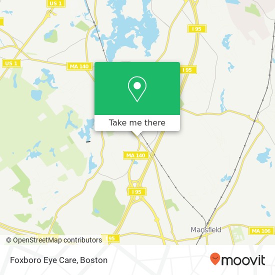 Foxboro Eye Care map