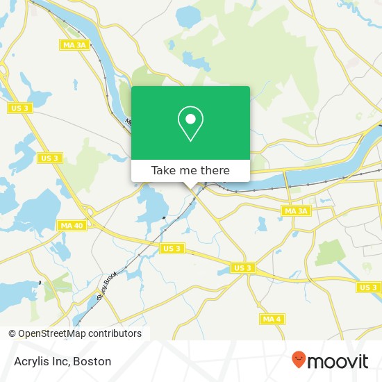 Acrylis Inc map