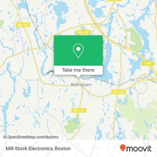 Mill-Stock Electronics map