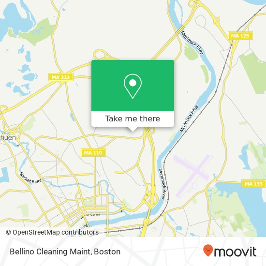 Bellino Cleaning Maint map