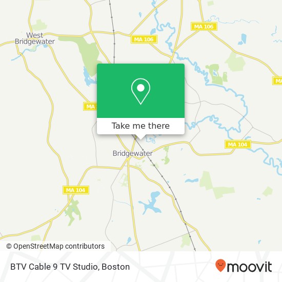 BTV Cable 9 TV Studio map