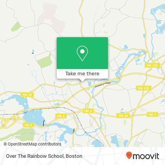 Mapa de Over The Rainbow School