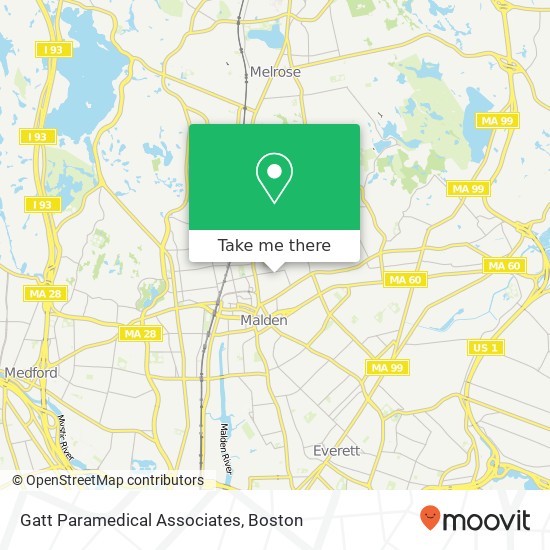 Gatt Paramedical Associates map