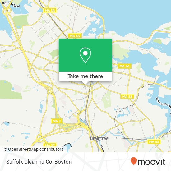 Suffolk Cleaning Co map