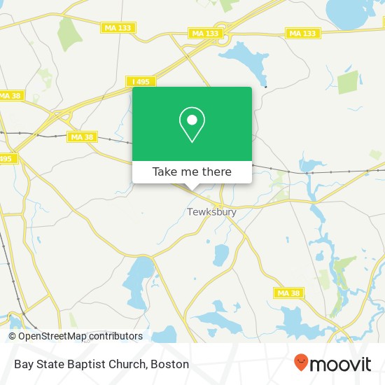 Mapa de Bay State Baptist Church