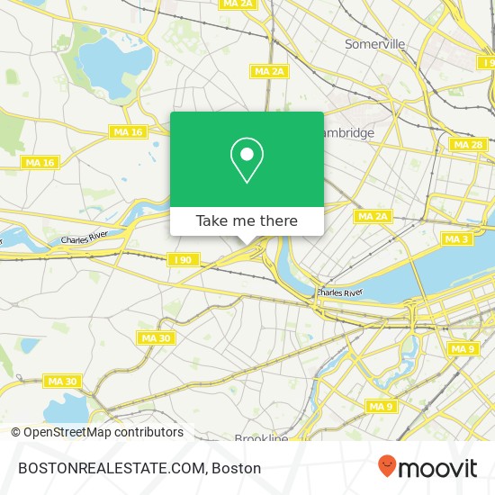 Mapa de BOSTONREALESTATE.COM