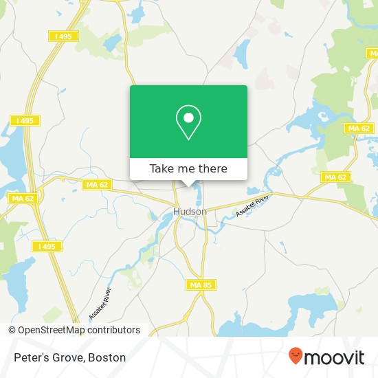 Mapa de Peter's Grove