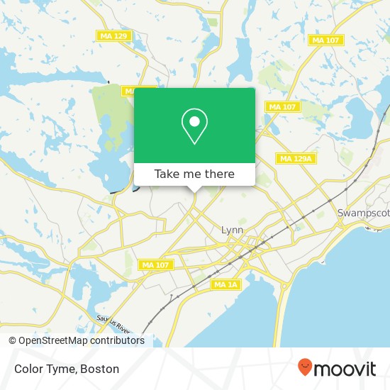 Color Tyme map