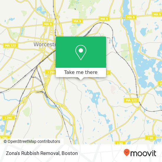 Zona's Rubbish Removal map