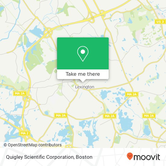 Mapa de Quigley Scientific Corporation