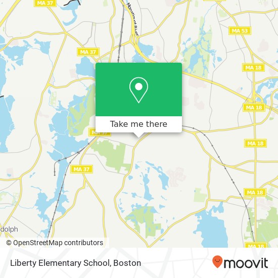 Mapa de Liberty Elementary School