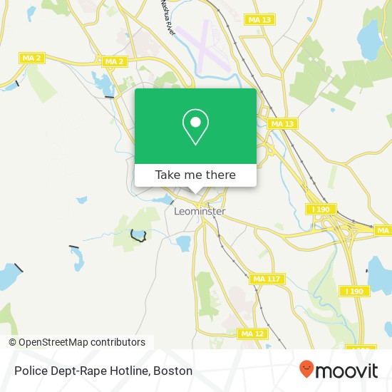 Mapa de Police Dept-Rape Hotline