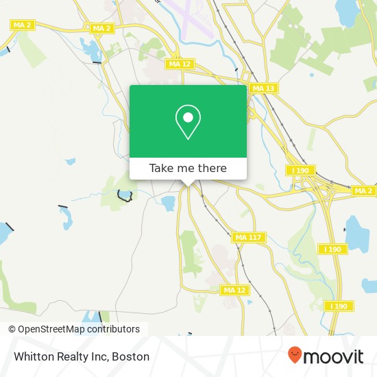 Whitton Realty Inc map