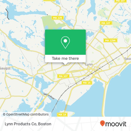 Mapa de Lynn Products Co