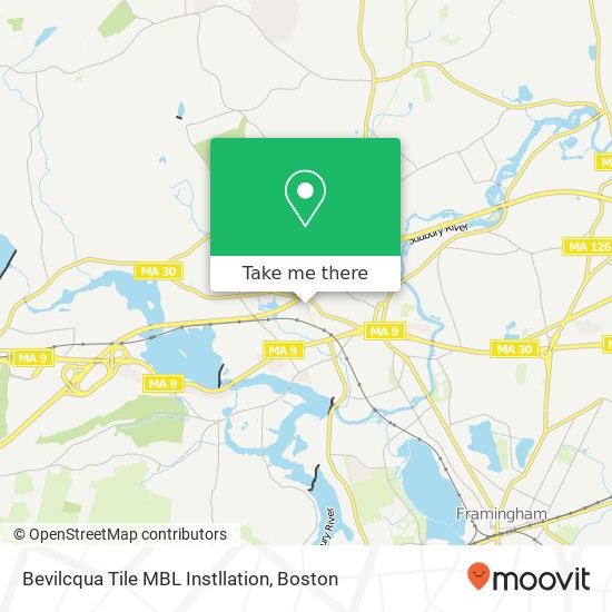 Mapa de Bevilcqua Tile MBL Instllation