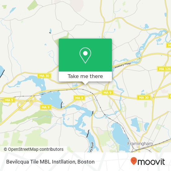 Bevilcqua Tile MBL Instllation map