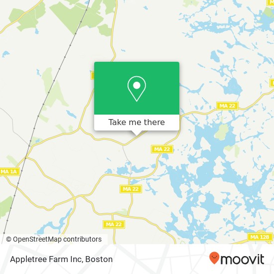 Appletree Farm Inc map