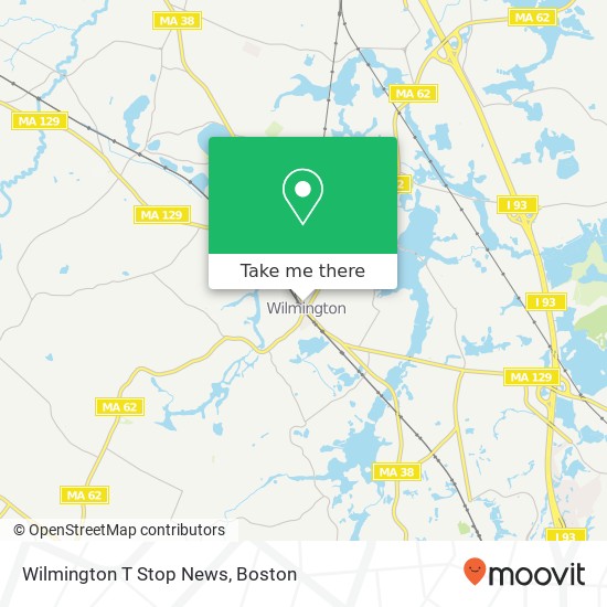 Mapa de Wilmington T Stop News