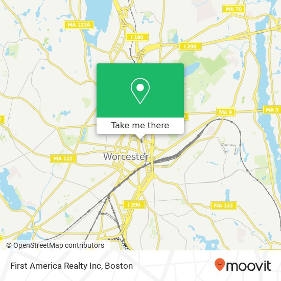 First America Realty Inc map