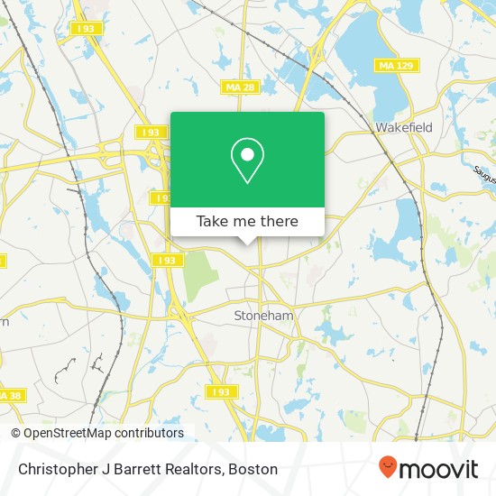 Christopher J Barrett Realtors map