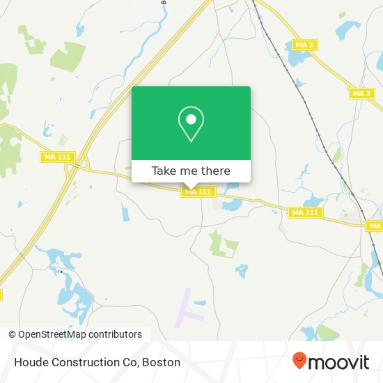 Houde Construction Co map