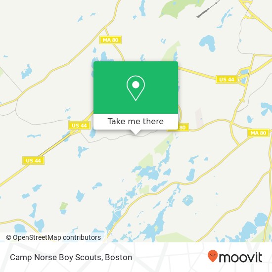 Mapa de Camp Norse Boy Scouts